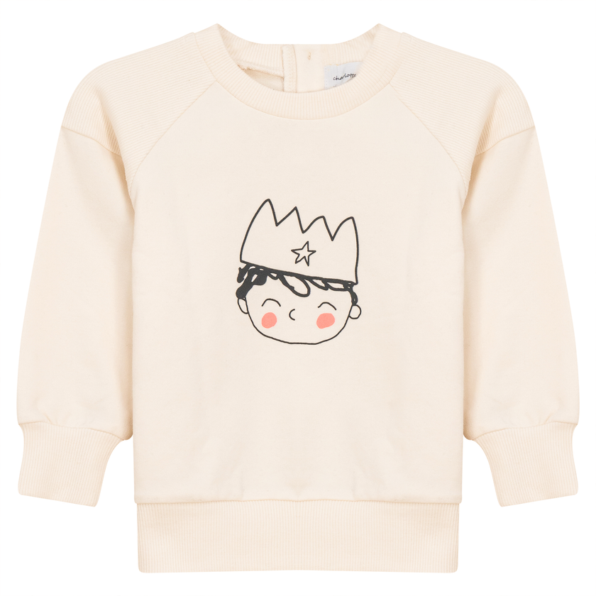 Crown Print Sweatshirt