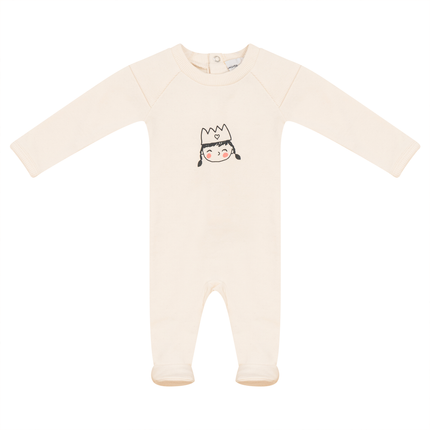 Crown Print Onesie