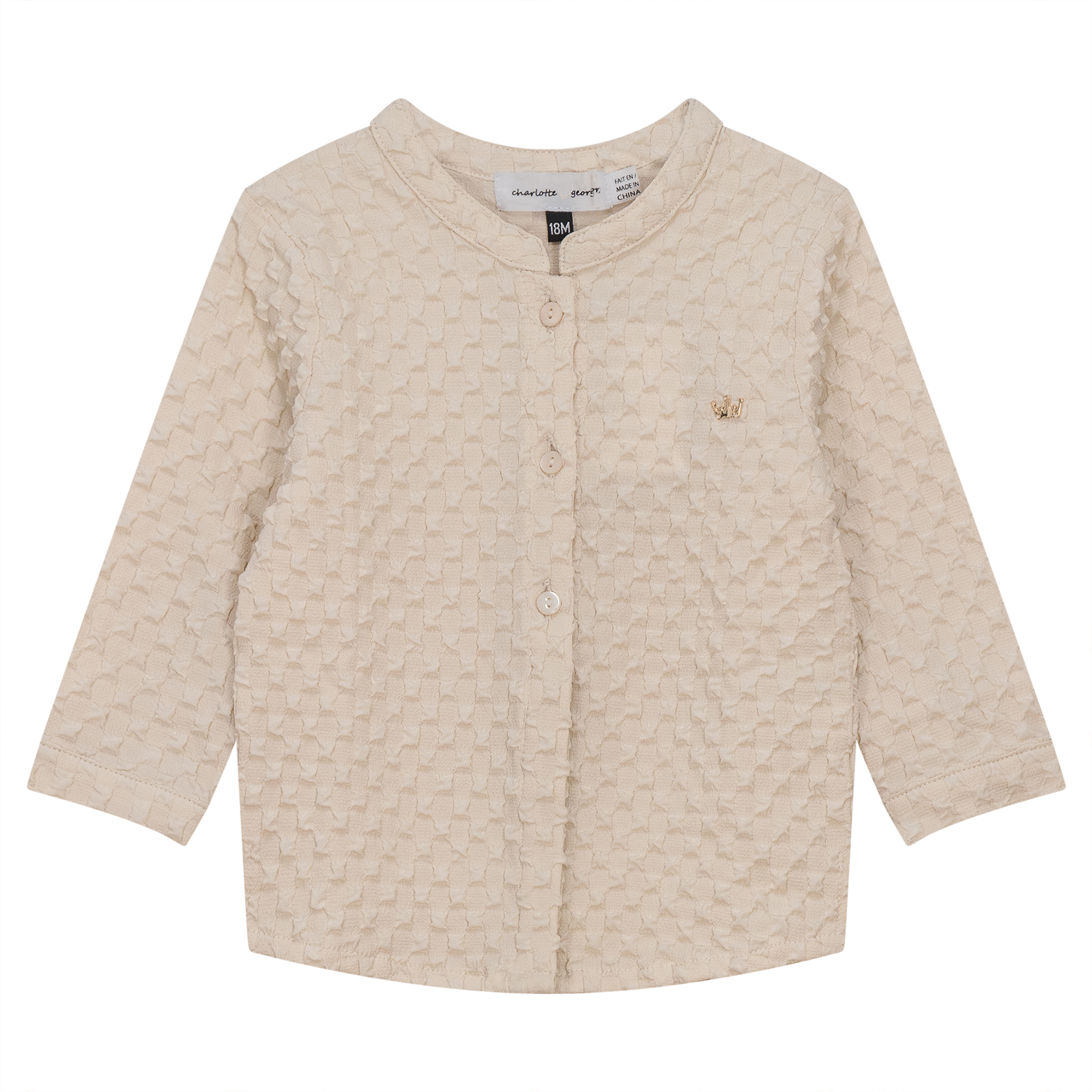 Puff Textured Woven Shirt