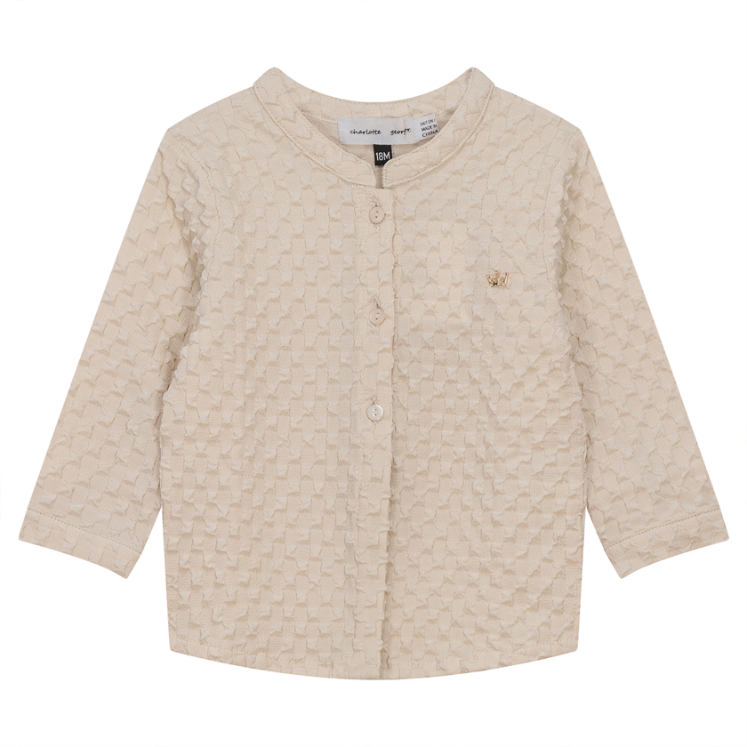 Puff Textured Woven Shirt