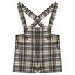 Plaid Short Overall