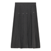 Woven Jacquard Pleated Skirt