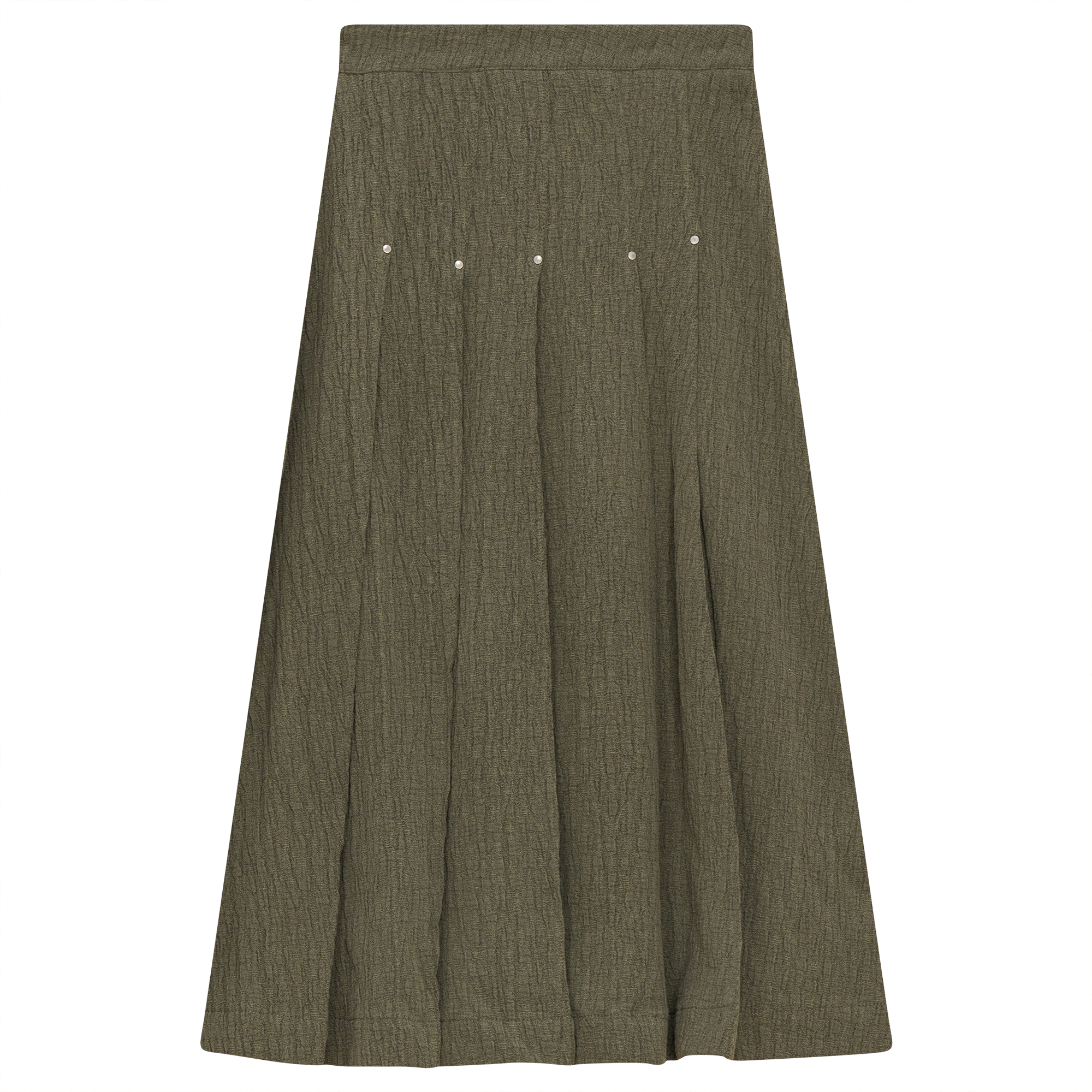 Woven Jacquard Pleated Skirt
