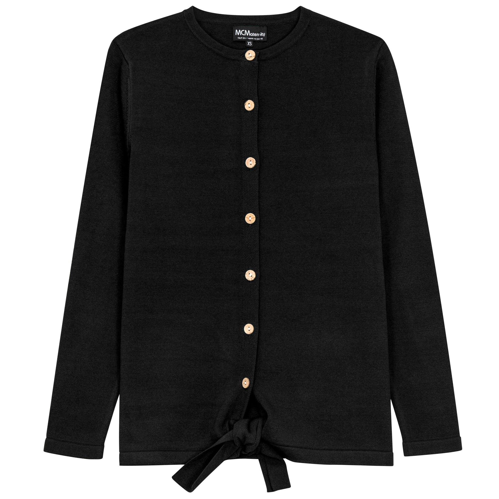 Maternity Tie Knit Cardigan