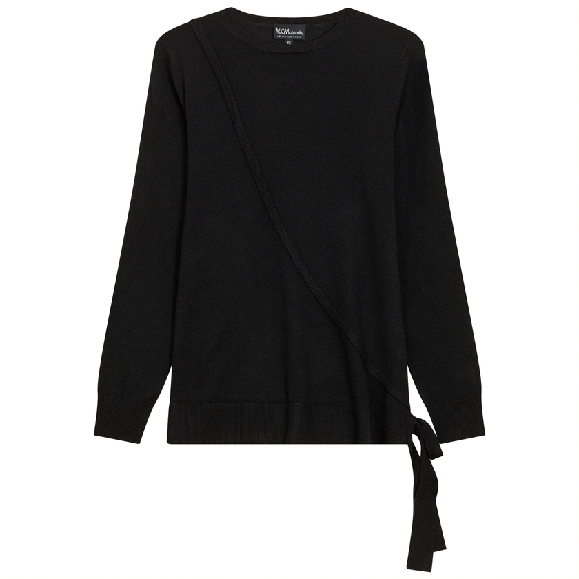 Maternity Fake Wrap Sweater