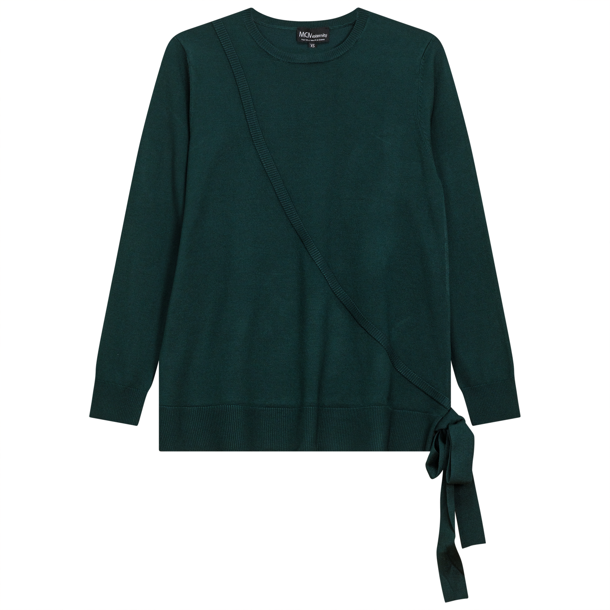 Maternity Fake Wrap Sweater