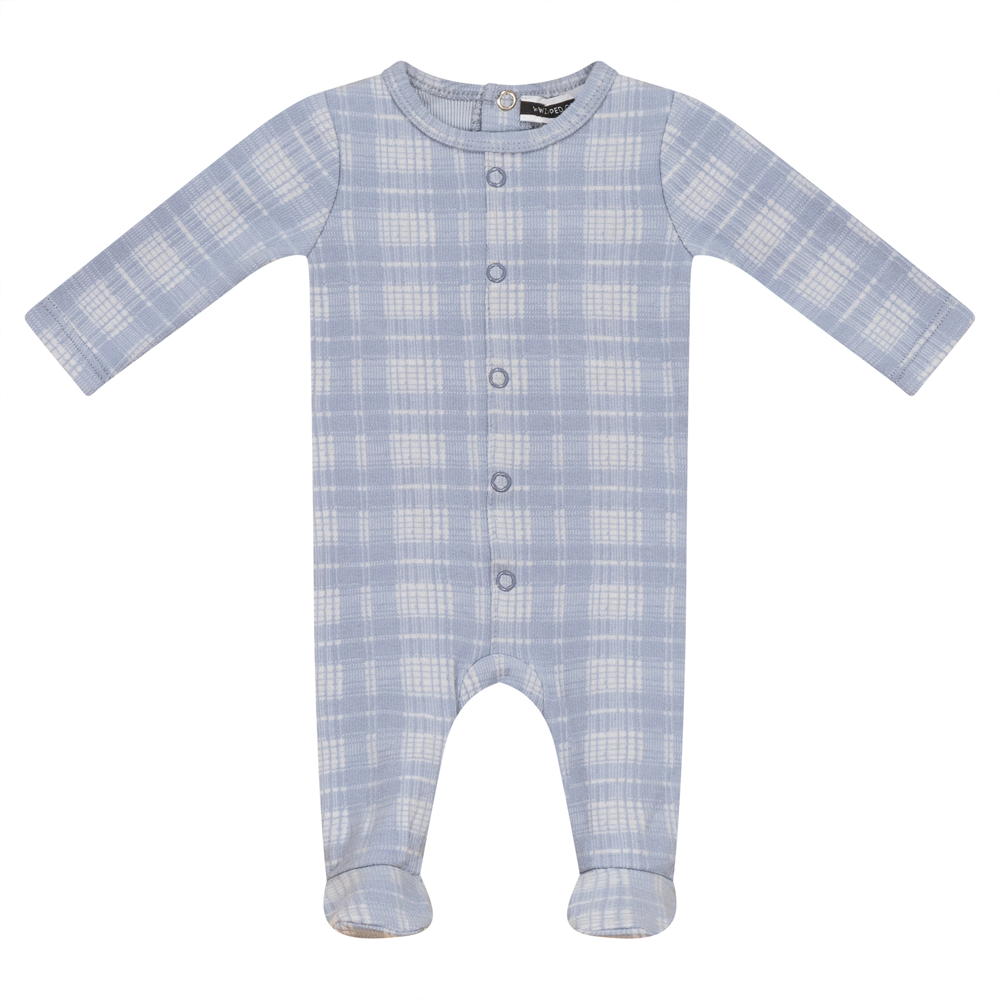 Brushed Rib Plaid Onesie