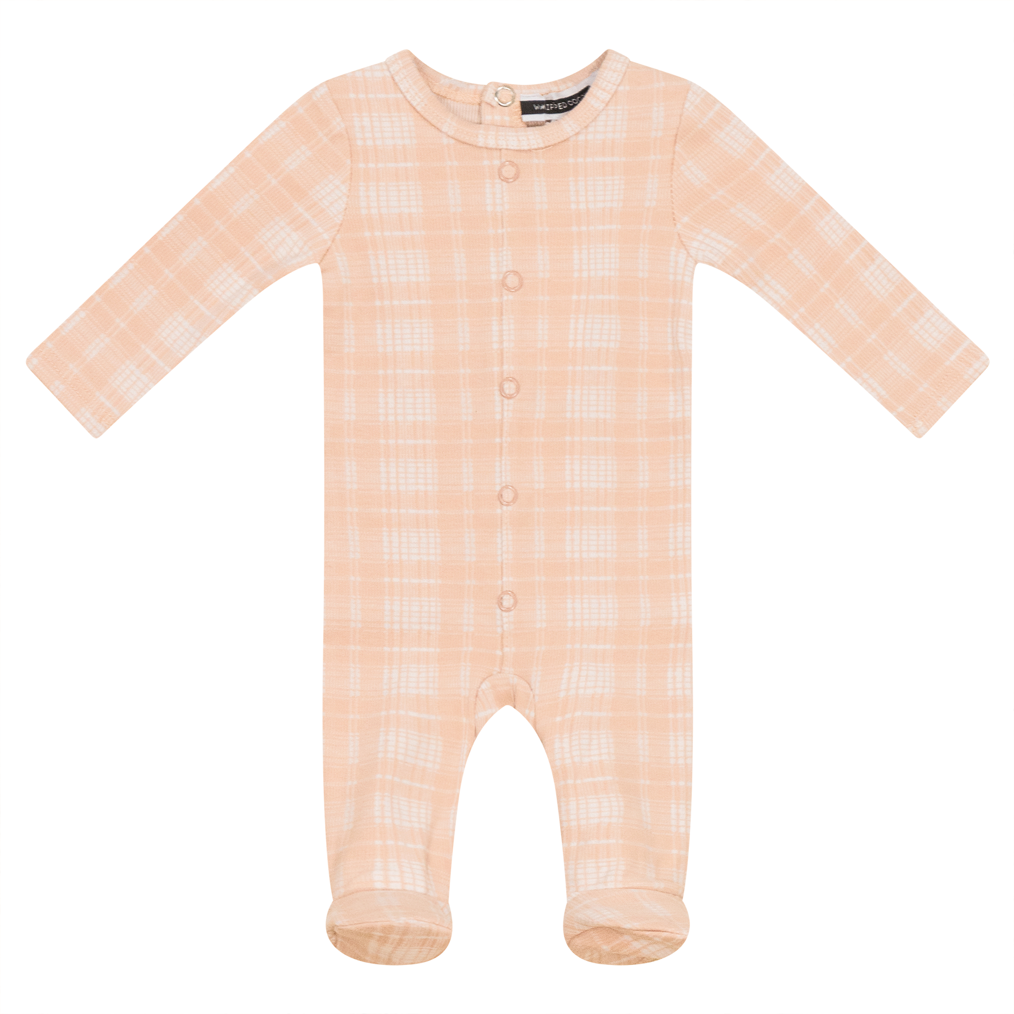 Brushed Rib Plaid Onesie