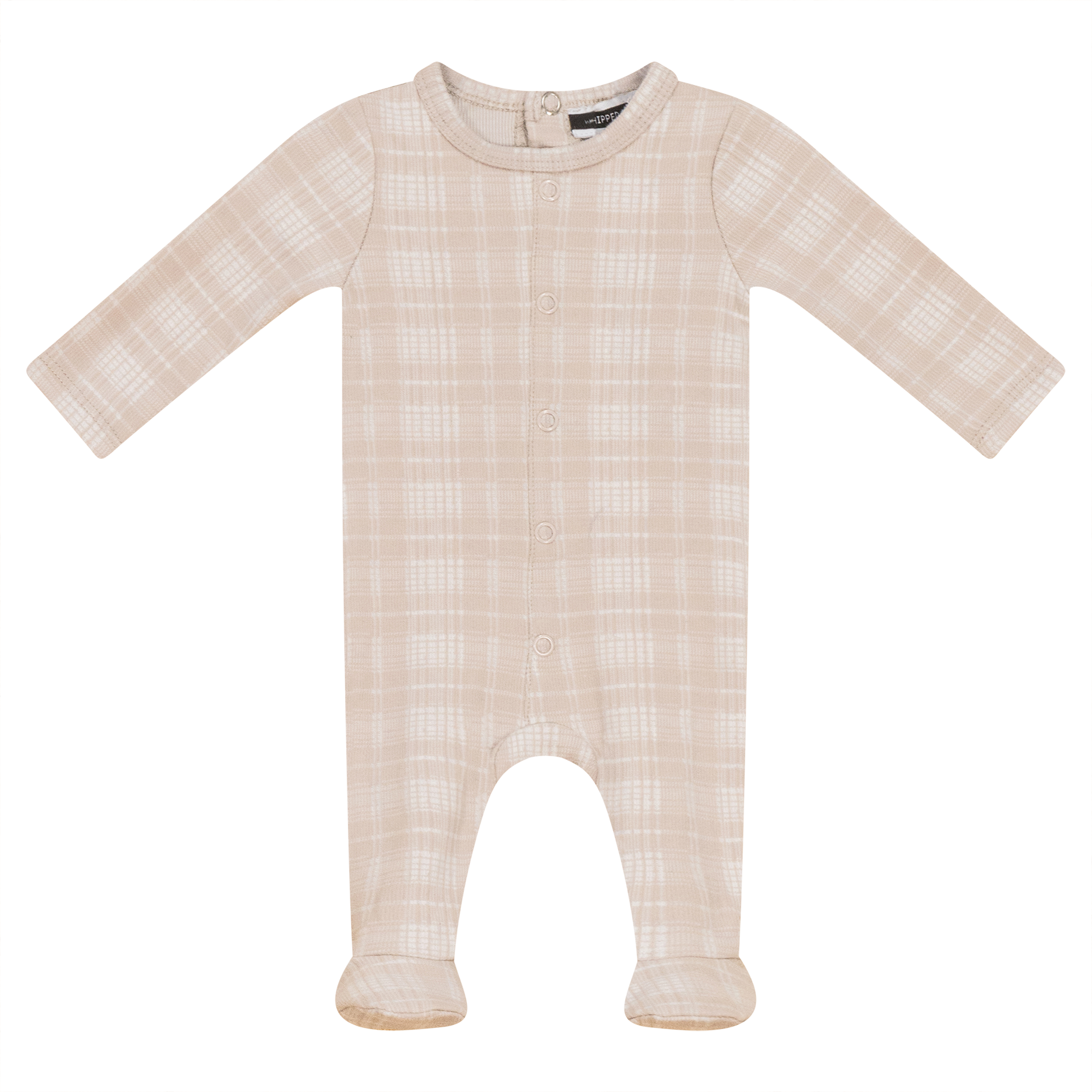 Brushed Rib Plaid Onesie
