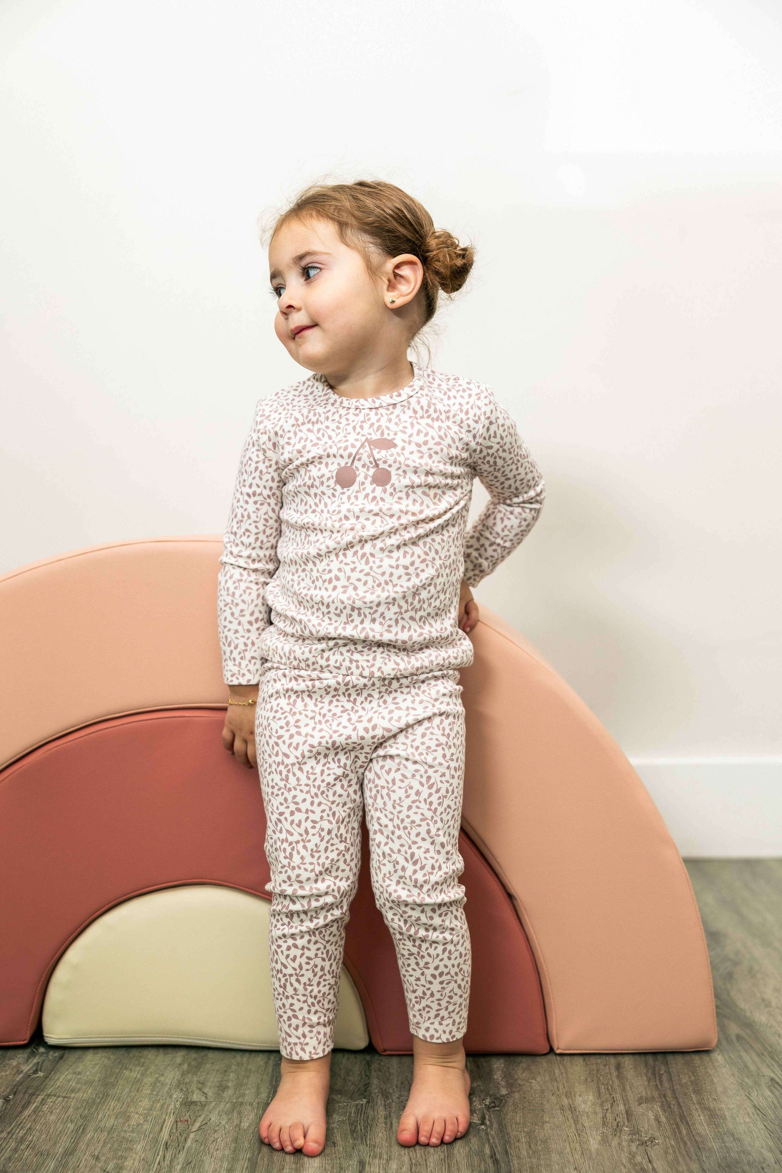 Cherry Print 2Pc Set