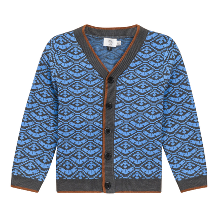 Jacquard Knit Cardigan