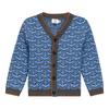 Jacquard Knit Cardigan