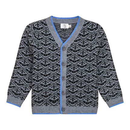 Jacquard Knit Cardigan