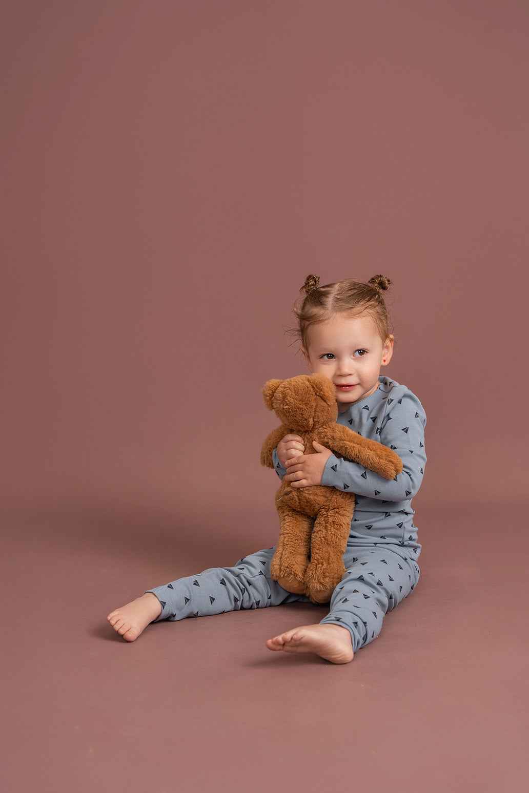 Heart and Paper Plane Print Onesie and Hat