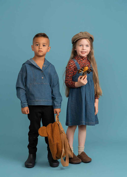 Stripped Rib Mock Neck Top