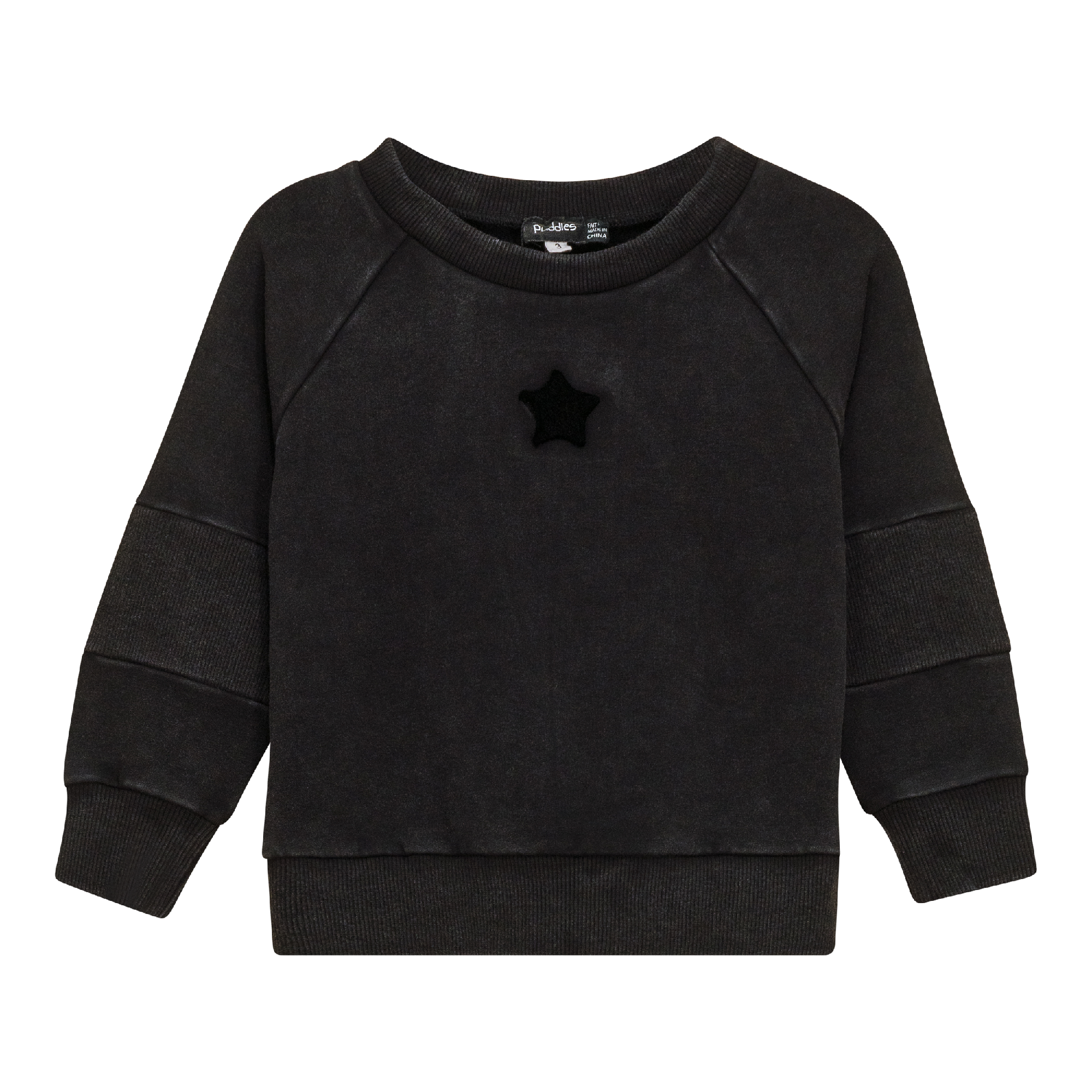 Distressed French Fleece Sweatshirt