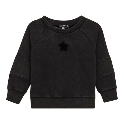Distressed French Fleece Sweatshirt