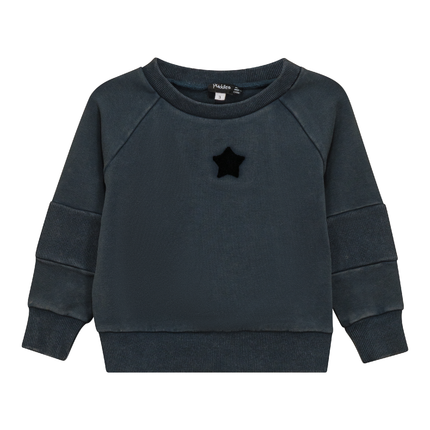 Distressed French Fleece Sweatshirt