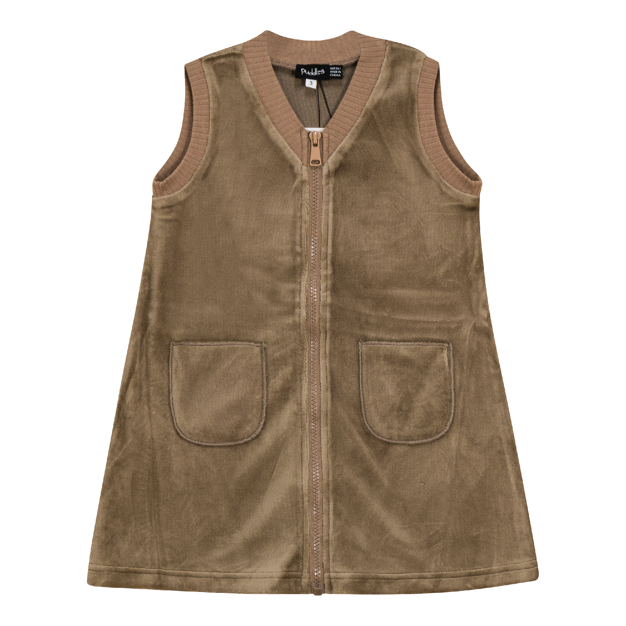 Velour Zip Up Jumper