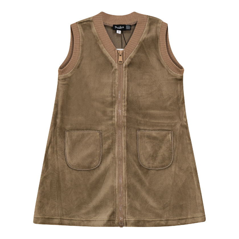 Velour Zip Up Jumper