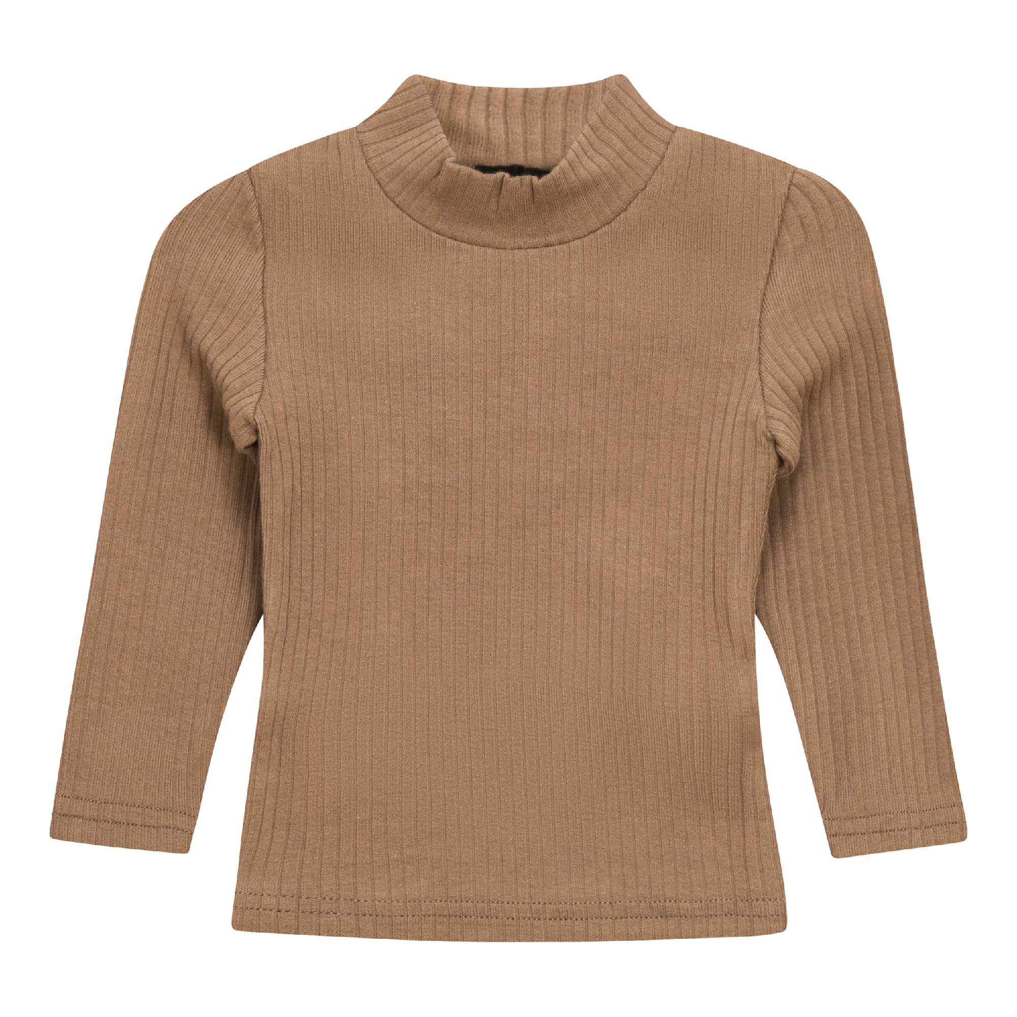 Ribbed Mock Neck Top