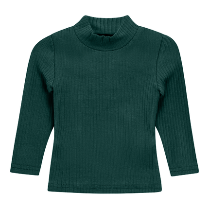 Ribbed Mock Neck Top