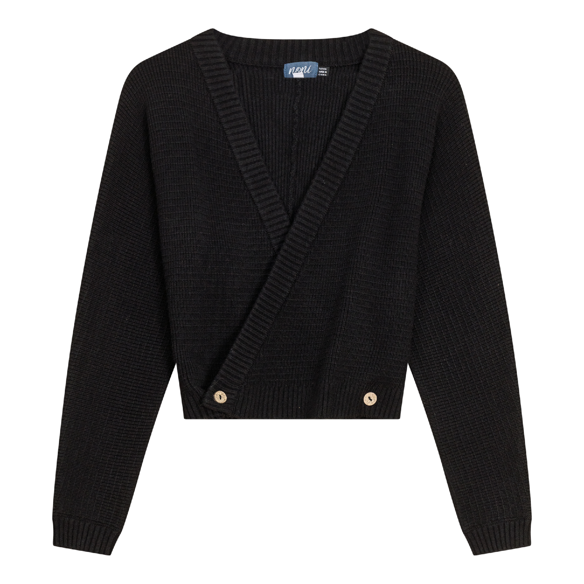 Knitted Wrap Sweater