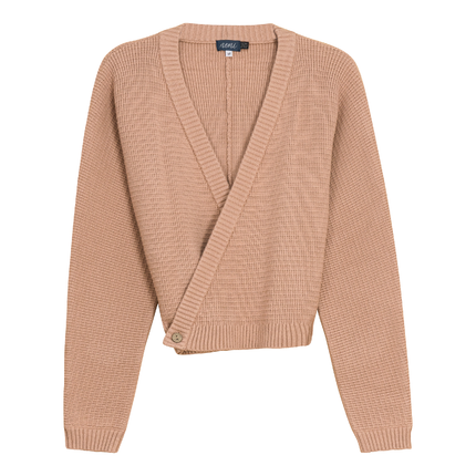 Knitted Wrap Sweater