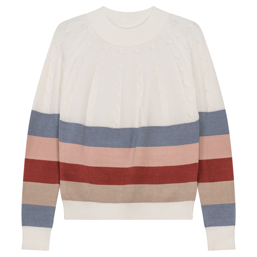 Multi Color Striped Sweater