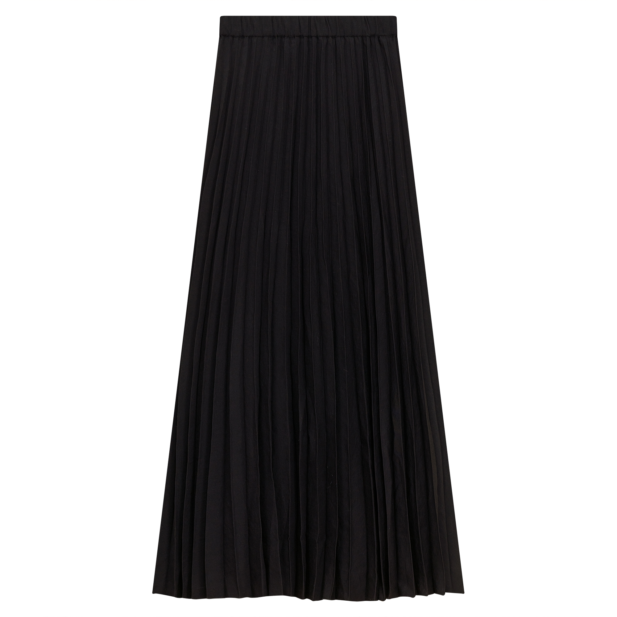 Sunburst Pleated Midi Skirt