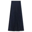 Sunburst Pleated Midi Skirt