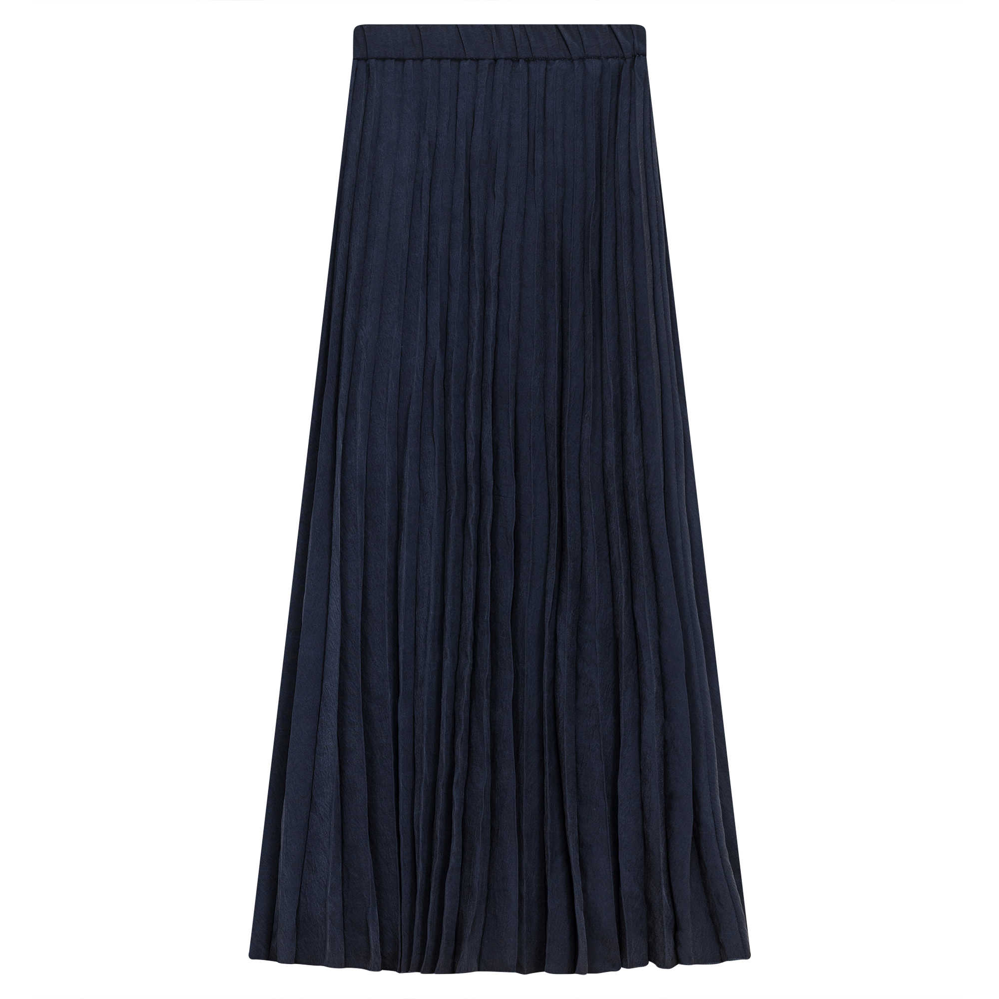 Sunburst Pleated Midi Skirt