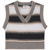 Striped Knit Vest