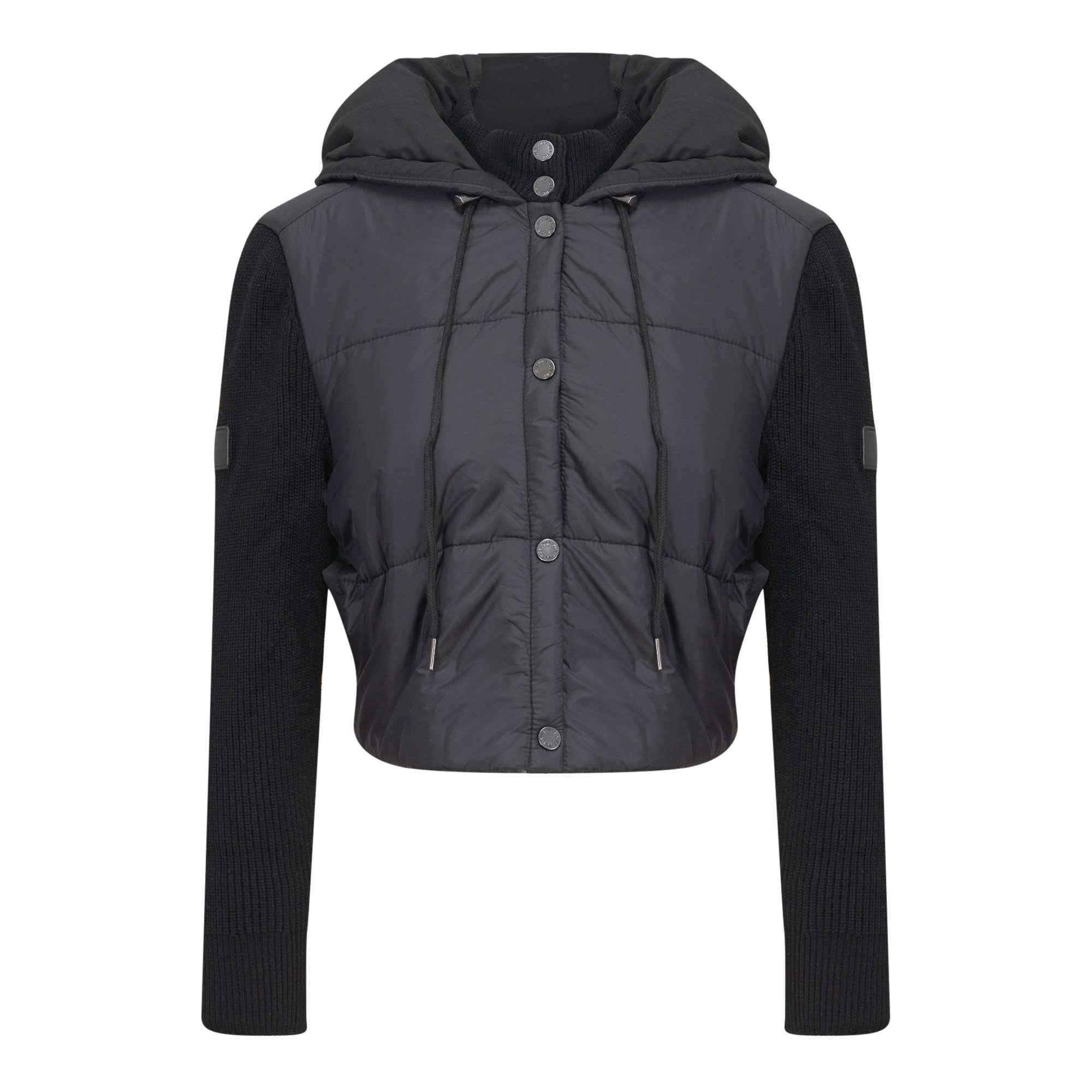 Quilted Sweater Combo Jacket