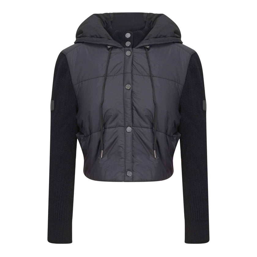 Quilted Sweater Combo Jacket