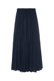 Midi Corduroy Burst Pleated Skirt