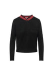 Suede Dolman Sweatshirt