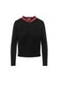 Suede Dolman Sweatshirt