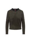 Suede Dolman Sweatshirt