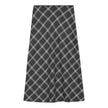 Midi Plaid Skirt