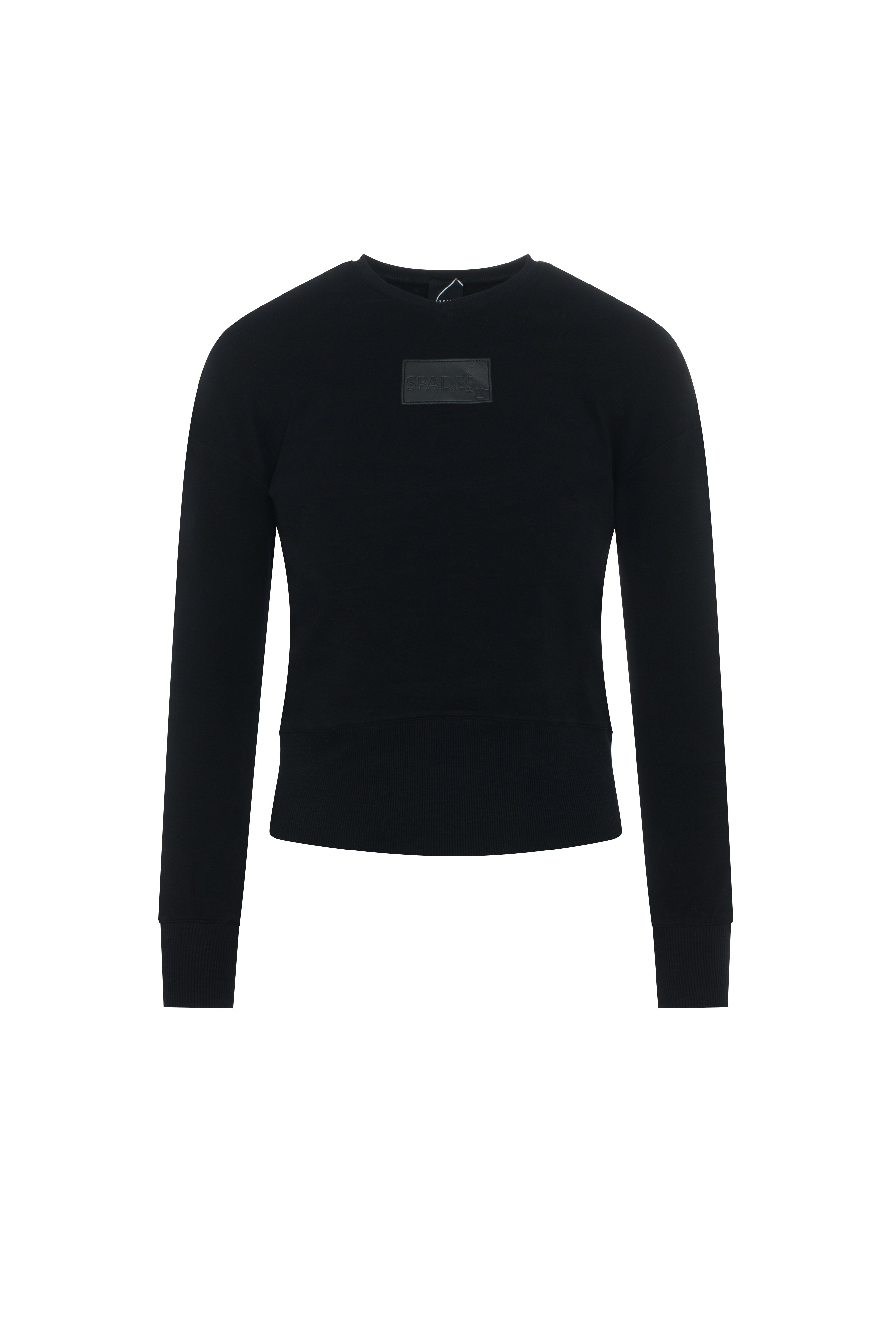 V Neck Sweat Shirt Rib Combo