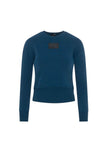 V Neck Sweat Shirt Rib Combo