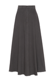 Maxi Twill A Line Skirt