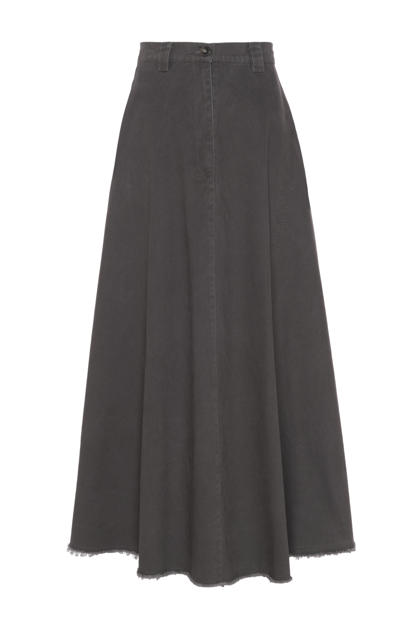Maxi Twill A Line Skirt