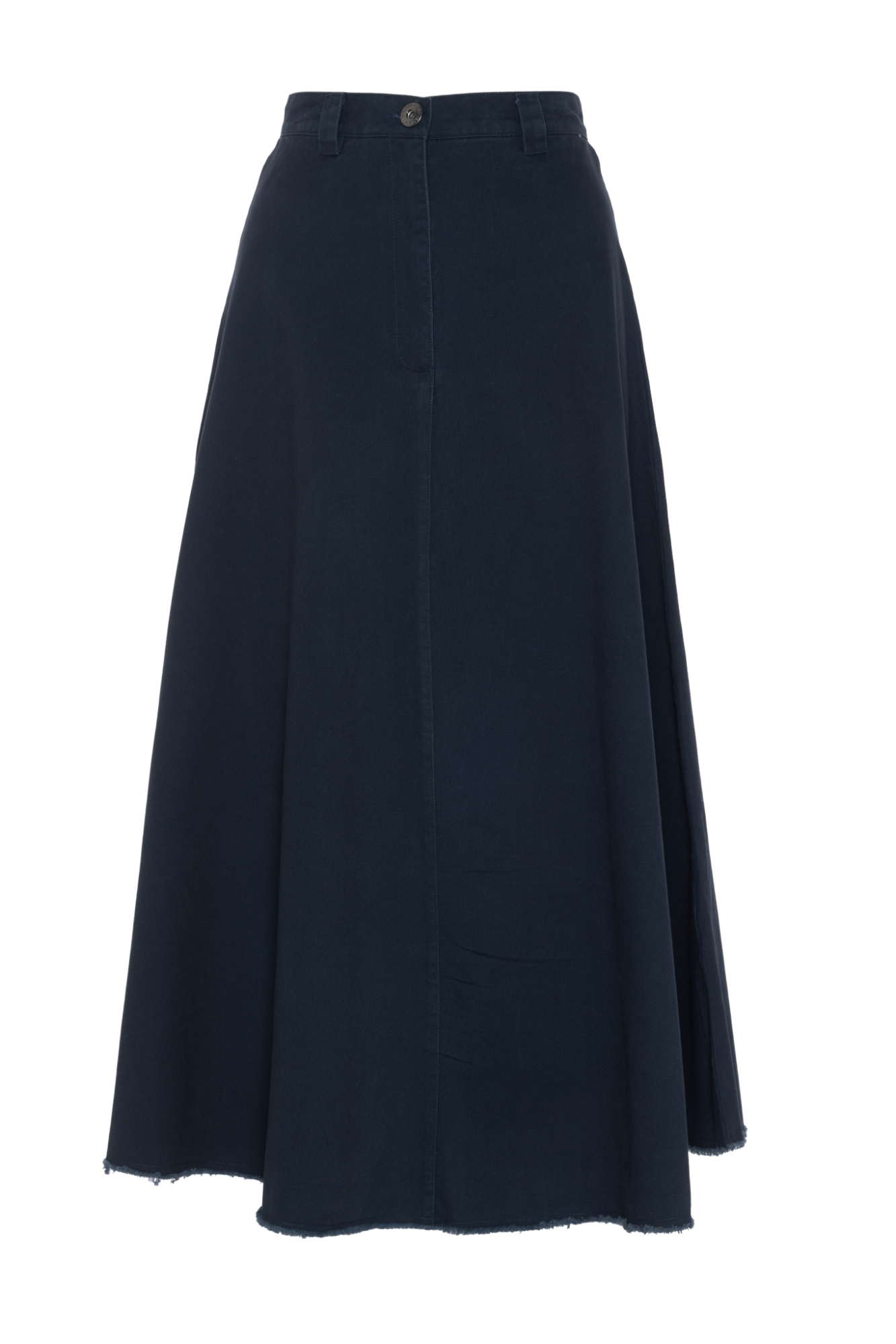 Maxi Twill A Line Skirt