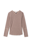 Stripped Vneck Top