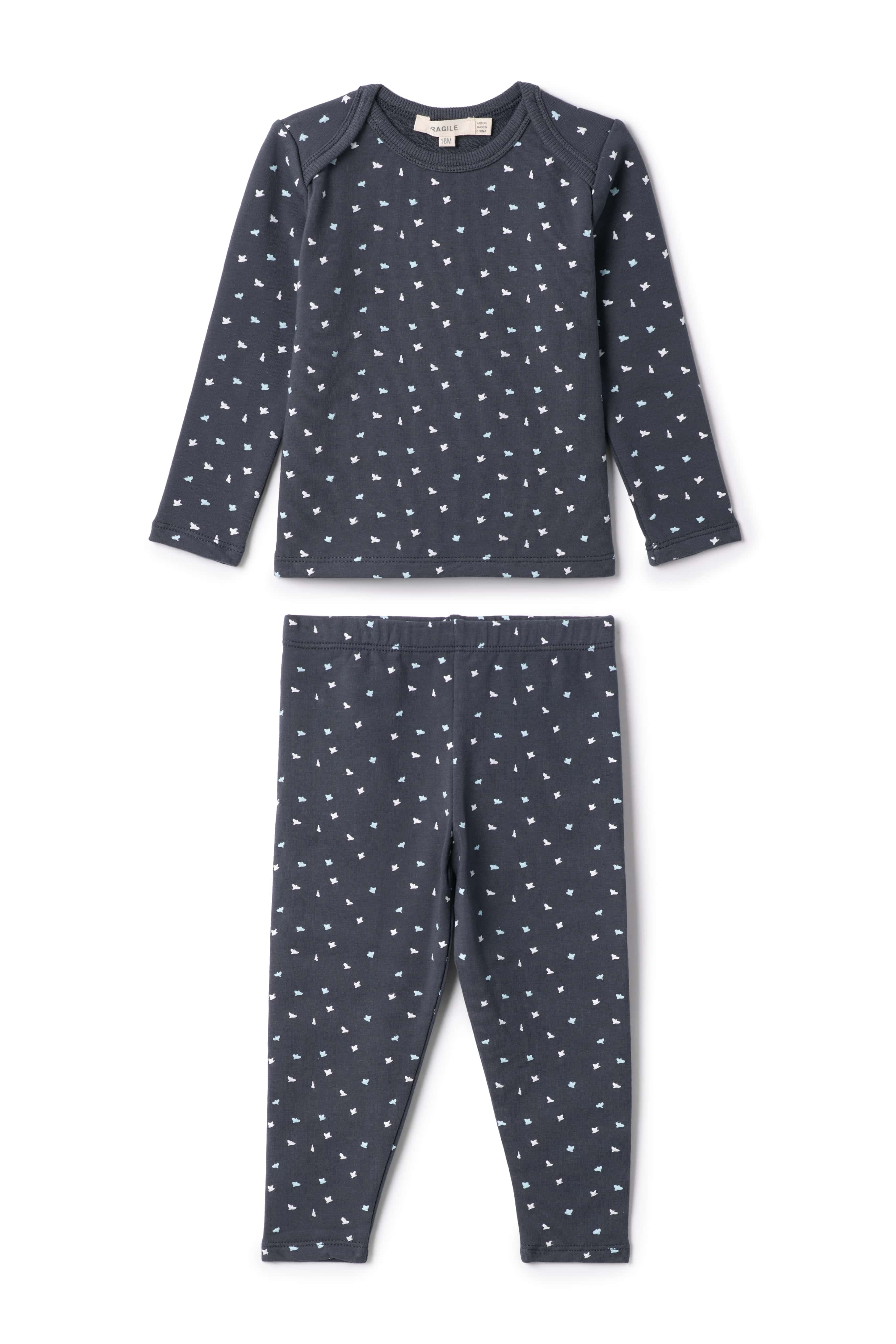 Bird Print 2Pc Set