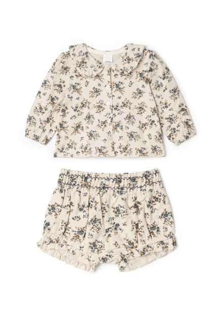 Flower Print Lace Set