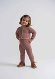 Overall Rib Knit Set