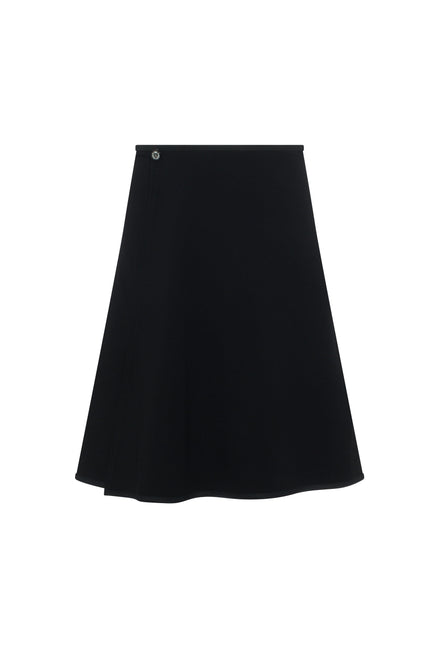Ponte Flare Wrap Skirt